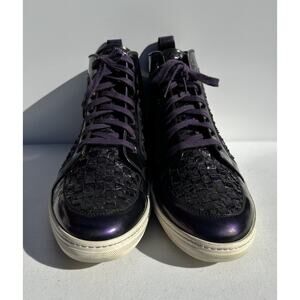 Mezlan Colonia Purple/Brown Woven Snakeskin Sneakers Men’s Size 13